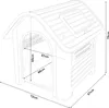 Buda dla psa 'Bello' z włazem dachowym 87 x 72 x 75 cm Podgląd zdjęcia produktu 3