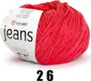 A ball of red yarn with a label. Voir les images du produit