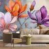 Vlies fototapete Natur Aquarell Blume 200x140 cm Feeby Bunt Produktbild-Vorschau 2