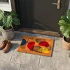 Relaxdays Fußmatte Kokos 60x40, Türvorleger abstrakt, Produktbild-Vorschau 3