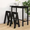 vidaXL Stolička 2 ks černá 40x40x75 cm Masivní borovicové Náhled obrázku produktu 2