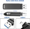 Rolio USB Stick 256 GB, USB C und USB A, 800Mbps, USB 3.0, Produktbild-Vorschau 2