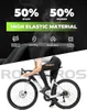 ROCKBROS Herren Radhose Lang Gepolstert Nahtlos Kompression Produktbild-Vorschau 3