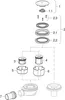 Geberit Duschwannenablauf d90, SH30, d40 d90mm, SH30, Produktbild-Vorschau 5