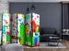Obojstranný detský paraván 225x172 cm 5-dielny viacfarebný Náhľad obrázku produktu 6