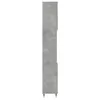 vidaXL Armoire de salle de bain gris béton 30x30x190 cm Voir les images du produit 5