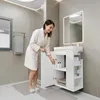 paplinskimoebel Umyvadlová skříňka MDF bílá Levé/pravé Náhled obrázku produktu 2