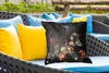 MuchoWow® Outdoor Kissen - Stilleben mit Blumen - Gemälde Produktbild-Vorschau 4