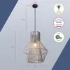 LED Pendellampe Wohnzimmer Hängeleuchte Esszimmer Vintage Produktbild-Vorschau 2