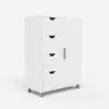 Cassettiera con 4 cassetti e 2 ripiani per il bagno o la Anteprima dell’immagine prodotto 3