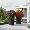 HowHomely | Vasi da fiori - Vasi per piante - neri - Set da Anteprima dell’immagine prodotto 6
