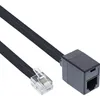InLine 18833, 3 m, RJ12, RJ12, Samec, Samice, Černá Náhled obrázku produktu 1