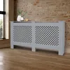 ML-Design Heizkörperverkleidung mit Wabenmuster 152x19x82 Produktbild-Vorschau 1