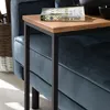 home24 Beistelltisch - Eiche Massiv / Eisen Produktbild-Vorschau 6