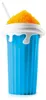 GOURMETmaxx Manueller Slushy Maker blau-weiß Produktbild-Vorschau 2
