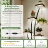 A plant stand with integrated grow lights, showcasing its features and functionality. Podgląd zdjęcia produktu