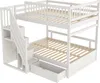 Letto a castello in legno massello Sweiko 140x200 cm, con Anteprima dell’immagine prodotto 11