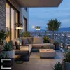 ELBLIGHT LED zonne-energie palmstandlamp, Productafbeelding-voorbeeld 6