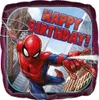 Spiderman Ballon carré Joyeux anniversaire Voir les images du produit 1