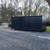4 Mülltonnenboxen Modell No.6 Anthrazit komplett RAL7016 Produktbild-Vorschau 1