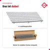 INEFA Laubfangstreifen 100cm, NW100-150, Grau, Dachrinnen Produktbild-Vorschau 6