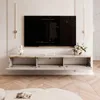 Meuble TV bas IdohomeTV SELIA 200 cm, cachemire, moulure Voir les images du produit 2
