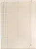 A close-up view of a cream-colored aluminum blind. Produktbild-Vorschau