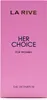 La Rive for Woman Her Choice, Eau de Parfum, 100 ml Vista previa de la imagen del producto 9