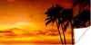 MuchoWow® Poster Palme - Sonnenuntergang - Tropisch - Produktbild-Vorschau 1