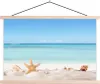 MuchoWow® Textilposter Strand - Meer - Muscheln - Seesterne Produktbild-Vorschau 1