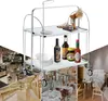 carrello da portata a 2 livelli in acciaio inox 68×40×80 cm Anteprima dell’immagine prodotto 8