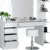 Tavolino da toilette Vicco Sherry Bianco con specchio, Anteprima dell’immagine prodotto 6