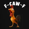 F-CAW-F vtipné kuře karikatura kohout farma dárek humor Náhled obrázku produktu 3