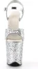 FLAMINGO-810LG Damen Sandale von Pleaser, Silber  , EU 36, Produktbild-Vorschau 2