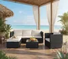 Zestaw rattanowy Brescia, zestaw ogrodowy sofa lounge ~ Podgląd zdjęcia produktu 9