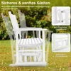 GOPLUS Gartenbank 2 Sitzer, Schaukelbank aus Massivholz bis Produktbild-Vorschau 3