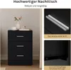 WOLTU Nachttisch 2er Set, Nachtschrank mit 3 Schubladen, Produktbild-Vorschau 5