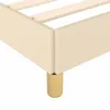 Bettgestell ohne Matratze Creme 140x190 cm Stoff Produktbild-Vorschau 8