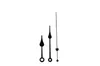 Three clock hands of varying lengths are displayed against a white background. Anteprima dell’immagine prodotto