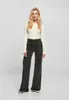 Urban Classics - Damen Vintage Flared Jeans BLACK WASHED Produktbild-Vorschau 5