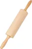 Drehbares Nudelholz 38 cm | Küchen-Nudelholz aus Holz | Produktbild-Vorschau 1