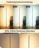 EDISHINE Vloerlamp voor woonkamer, zwart, LED vloerlamp met Productafbeelding-voorbeeld 2