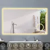 LED Badspiegel mit Steckdose 100x60cm Beschlagfrei 3 Produktbild-Vorschau 2