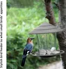 Vogelfutterspender Wetterfest zum Aufhängen Grau Wildlife Produktbild-Vorschau 6