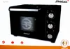 A product shot of a black Steba brand mini oven, presented on a white background with orange and gray graphic elements at the bottom. Náhled obrázku produktu