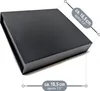 A black gift box with dimensions indicated. Produktbild-Vorschau