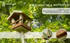 Woodygift Vogelfutterhaus stehend aus Holz robust Produktbild-Vorschau 5