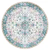 Teppich Vintage Rund - Lily Oriental Blau Rosa Produktbild-Vorschau 1