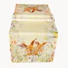 Tischband Polyester Hase auf Frühlingswiese 40x140cm Produktbild-Vorschau 2