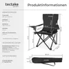 tectake® Set Campingstuhl Gil 80 x 48 x 84,5 cm Produktbild-Vorschau 6